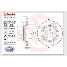Brembo Dpmix-Hb Fren Diski Arka Mercedes S-Class W220 98-05