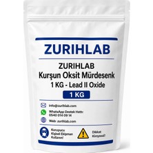 ZURIHLAB Kurşun Oksit Mürdesenk 1 KG - Lead II Oxide