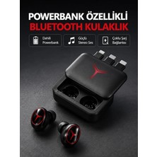 Gees Global Powerbank Özellikli Bluetooth Kablosuz Kulaklık – Dokunmatik Kontrol, Uzun Pil Ömrü, Ergonomik