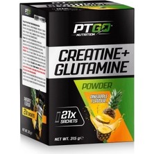 Pt Go Nutrition Creatine + Glutamine 21 Şase - Ananas Aromalı