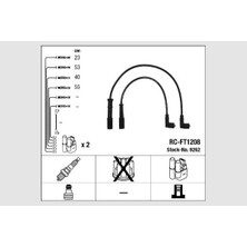 NGK Dpmix-Hb Buji Kablosu Fiat Doblo-Palio-Panda-Punto 01- 1.2 8V