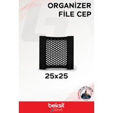 Beksit BEKSİT DRIVE Araç Içi Organizer Cep Filesi (25x25 cm)