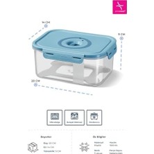 TeknoKapsül Seoul Taze Ürün Saklama Kabı 1300ML