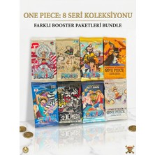Cantex Tech One Piece Oyun Kartı Özel 8 Seri Bir Arada 8 Paket + Albüm
