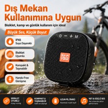Artnest Kablosuz TG-444 Bluetooth Hoparlör Bisiklet Uyumlu Taşınabilir Outdoor Speaker Fm Radyo Usb/tf Kart Destekli