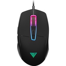 TeknoKapsül Gamdıas Zeus M5, Rgb Aydınlatma, USB Kablolu, 7 Programlanabilir Buton, Gaming Mouse, 12.800 Dpı, Siyah