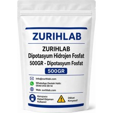 ZURIHLAB Dipotasyum Hidrojen Fosfat 500GR - Dipotasyum Fosfat