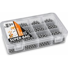 Hokkaido Hokkaıdo Mafsallı Kurşun,10'ar Tane 3 Gr/5 Gr/7 Gr/10 Gr/12 Gr/14 Gr/18 Gr/21 Gr,toplam 80 Adet,sert,plastik Kutuda