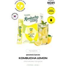 Probiyotik ve Lif Içeren Bağırsak Sağlığı Destekli Şekersiz Içecek Kombucha Lemon