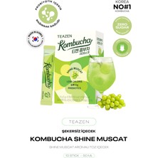Probiyotik ve Lif Içeren Bağırsak Sağlığı Destekli Şekersiz Içecek Kombucha Shine Muscat