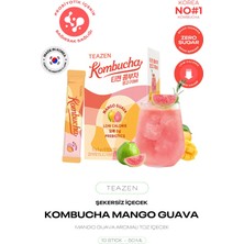 Probiyotik ve Lif Içeren Bağırsak Sağlığı Destekli Şekersiz Içecek Kombucha Mango Guava