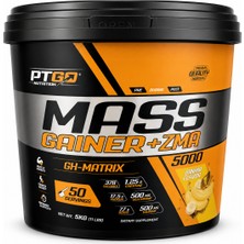 Pt Go Nutrition Mass Gainer + Zma 5 kg 50 Servis - Muz Aromalı