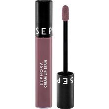 TeknoKapsül Sephora Cream Lip Stain-Yoğun Pigmentli Uzun Süre Kalıcı Mat Bitişli Ruj 5ml