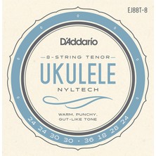 TeknoKapsül D'addario EJ88T-8 8 Telli Tenor Ukulele Için Naylon Tel