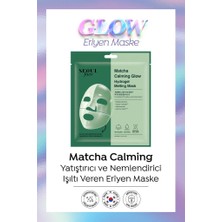 Dermal Seoul Face Matcha Yatıştırıcı Işıltı Veren Eriyen Glow Hidrojel Maske Kore Maskesi 34 gr