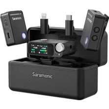 TeknoKapsül Saramonic Ultra 01 32 Bit 2 Kişilik Kablosuz Yaka Mikrofonu