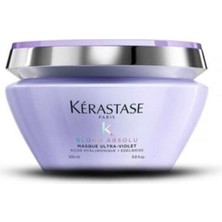 TeknoKapsül Kerastase Blond Absolu Masque Ultra Violet Sarı ve Gri Saçlar Için Mor Tonlama Maskesi, 200 ml