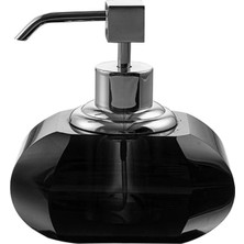 TeknoKapsül System Soap Dispenser Black-Chrome 80 ml Siyah Tek Ebat BA2047 006 C2-Cr
