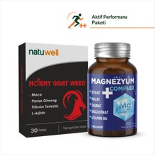 Natuwell Horny Goat Weed 30 Tablet ve Magnezyum Complex 60 Tablet
