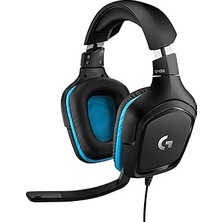 TeknoKapsül Logitech G G432 Kablolu Oyuncu Kulaklığı, 7.1 Surround Ses, Dts Kulaklık: x 2.0, 6mm Mikrofon, Windows, Mac, Nintendo Switch, Ps4, Xbox One, Tablet ve Mobil Cihazlarla Uyumluluk, Siyah
