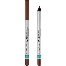 TeknoKapsül Sephora 12H Colorful Contour Eye Pencil - Göz Kalemi, 57 Rock'n'brown - Irisé (1,40 G)