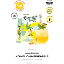 Probiyotik ve Lif Içeren Bağırsak Sağlığı Destekli Şekersiz Içecek Kombucha Pineapple