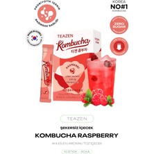 Probiyotik ve Lif Içeren Bağırsak Sağlığı Destekli Şekersiz Içecek Kombucha Raspberry