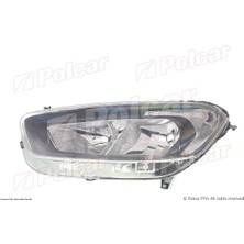 TeknoKapsül Ayfar Far Sol Siyah Çerçeveli Ford Transit Courier 2014 Ayf 505923
