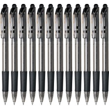 TeknoKapsül Pentel 0.7 mm 12'li Tükenmez Kalem - Ekonomik Siyah