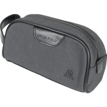 TeknoKapsül M 433 Mega Bag Kanvas El/clutch/makyaj/tıraş Çantası Siyah-Siyah