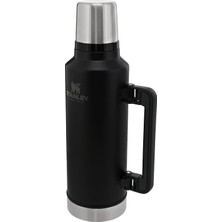 TeknoKapsül Stanley Classic Legendary Vakumlu Çelik Termos, 1.9 Litre, Mat Siyah
