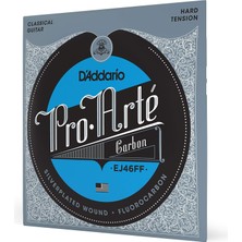 TeknoKapsül D'addario EJ46FF Klasik Gitar Tel Seti, Pro-Arte, Carbon Trebles-Dy