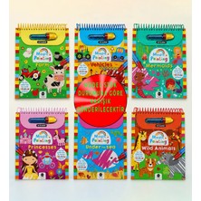 Giftmoda Sihirli Su Kalemli Gökkuşağı Boyama Kitabı