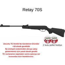 Hunters Haven Retay 70S Siyah Havalı Kırmalı Ateşsiz Airsoft