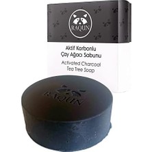 TeknoKapsül Raqun Doğal Aktif Karbonlu Çay Ağacı Sabunu (110 Gr)