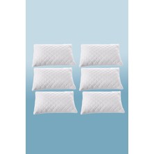 TeknoKapsül 6 Adet 50X70 cm Kapitoneli Fermuarlı Yastık Koruyucu Alez