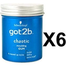 TeknoKapsül GOT2B Chaotic Moulding Gum Saç Şekillendirici Krem, Set Of 6 EXPINDA004