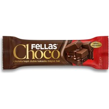 Fellas Çikolata Kaplı Meyve Bar Double Kakao 35GR