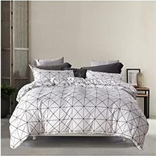 TeknoKapsül Pandora Beyaz Nevresim Takımı Çift Kişilik- 200X220