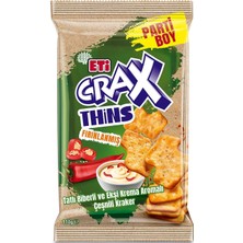 TeknoKapsül Crax Thins Tatlı Biberli Ekşi Kremalı Kraker 110 G