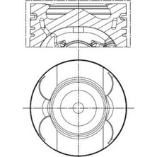 Mahle Dpmix-Hb Piston Segman Std 83.00MM Mercedes OM651 W204 C218 W212 W166 W221 W639 B906 B907 B910 Sari Burclu