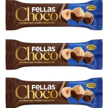 Fellas Çikolata Kaplı Meyve Bar Fındıklı 35GR X3