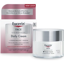 TeknoKapsül Eucerin Q10 Kırışıklık Önleyici Yüz Kremi, Hassas Ciltler Için Kokusuz Yüz Kremi, 1,7 Oz Kavanoz