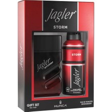 TeknoKapsül Jagler Storm Erkek Parfüm Seti, Edt 90 ml & Deodorant 150 ml