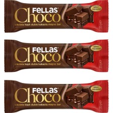 Fellas Çikolata Kaplı Meyve Bar Double Kakao 35GR X3