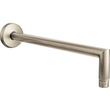 TeknoKapsül Moen Arris Fırçalanmış Nikel 14 Inç Rainshower Düz Duş Kolu ve Flanşı, S110BN