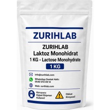 Zurihlab Zurıhlab Laktoz Monohidrat 1 kg - Lactose Monohydrate