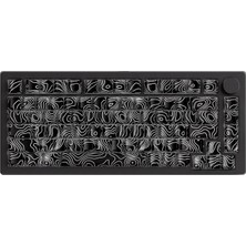 TeknoKapsül Monsgeek M1 V5 Contour Lines Black Rgb Kablosuz Hotswap Mekanik Gaming Klavye