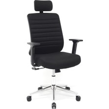 TeknoKapsül Zeon Büro Ofis Sistemleri // Comfort Plus Black Ofis Koltuğu Makam Koltuğu Çalışma Koltuğu