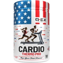 Q-Ex Labs Cardio Thermo Pro 700 gr 100 Servis - Red Burn Twist Aromalı